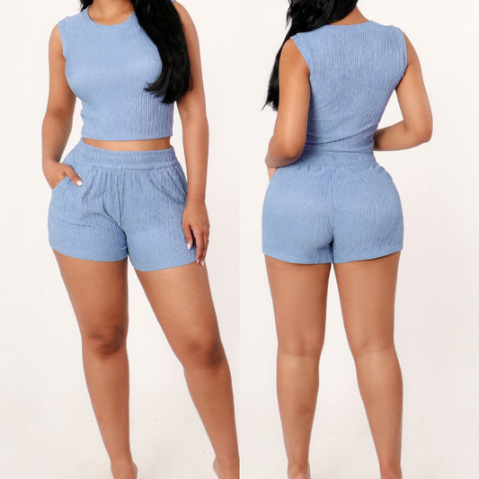 Sleeves Crop Top Set💫✨